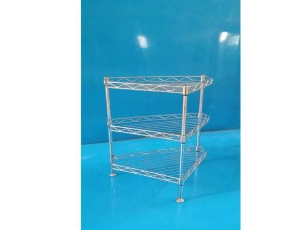 3 tier Triangle Chrome Rack