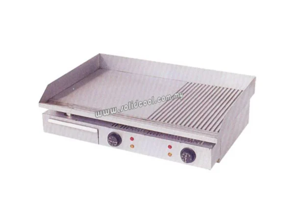Electric Half Grooved Griddle