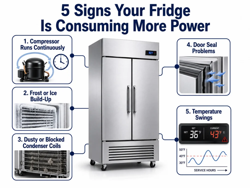How fridge is consuming more power