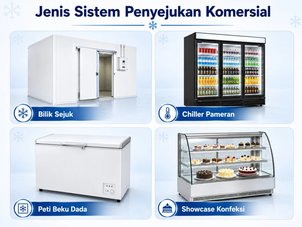 Jenis peti sejuk komersial Solid Cool