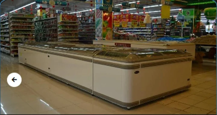 commercial island freezer for supermarket refrigeration in Malaysia