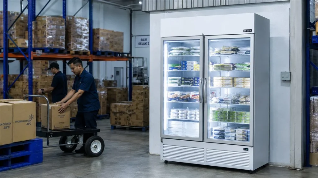 Solid Cool warehouse refrigeration support with Commercial Freezer SC-2DTF